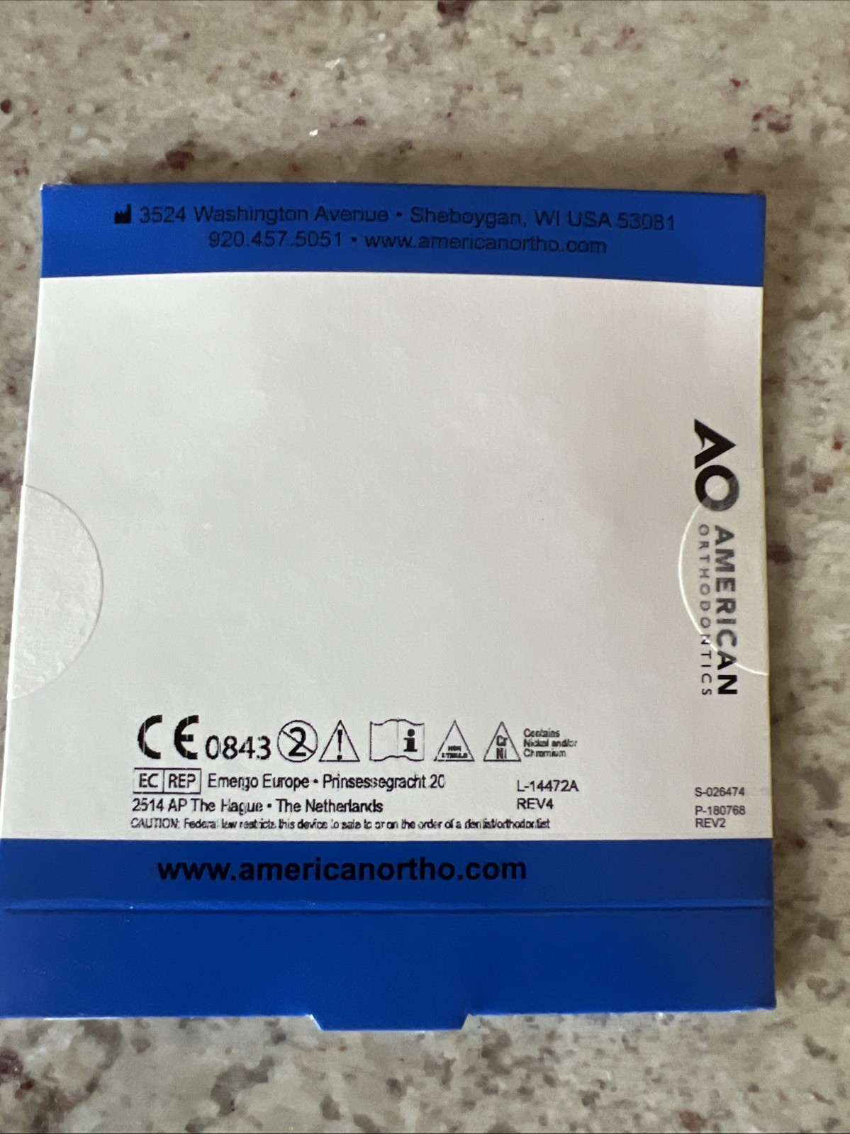 AO Ortho NiTi Memory Wire N.A. Form III Force I Upper .012 10/pk