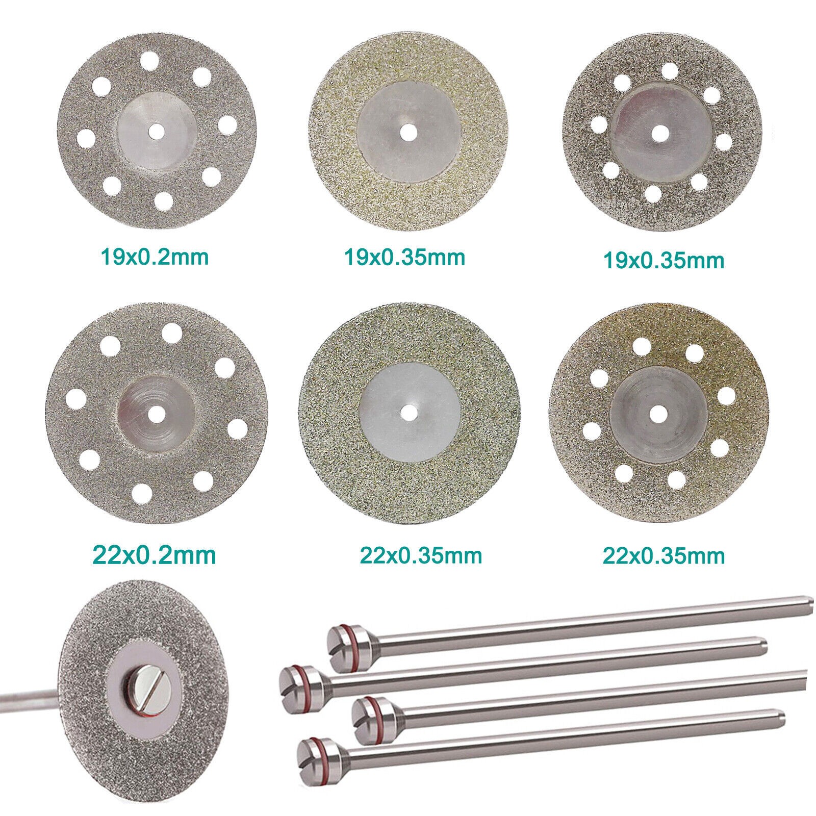 Dental Saw Diamond Disc Wheel Porcelain Teeth Cutting Polishing Discs 190/220mm