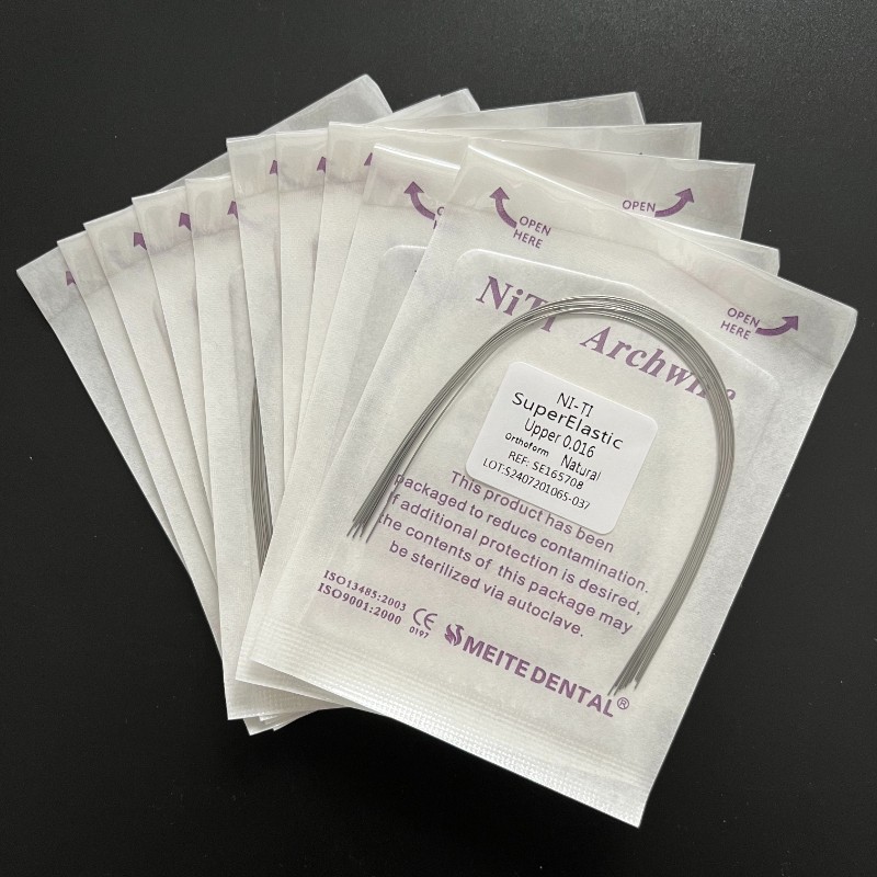 10Packs Arch Wires Dental Orthodontic Super Elastic NiTi/Stainless Steel 100Pcs