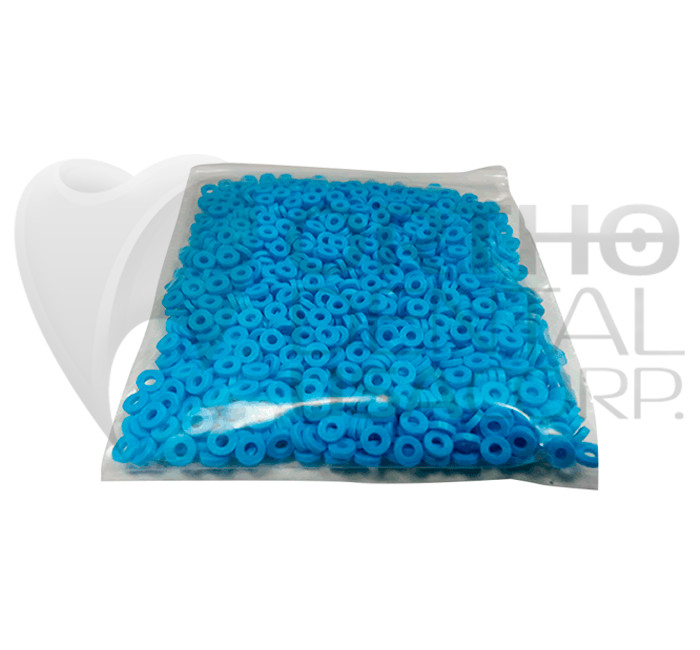 ELASTIC Teeth SEPARATORS Posterior Blue Color Made in USA Orthodentalusa Corp