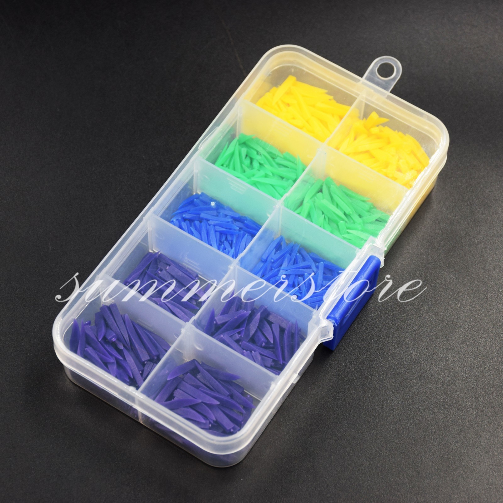 4 Sizes Mixed 800 Pcs Dental Disposable Clearance Plastic Diastema Fixing Wedges