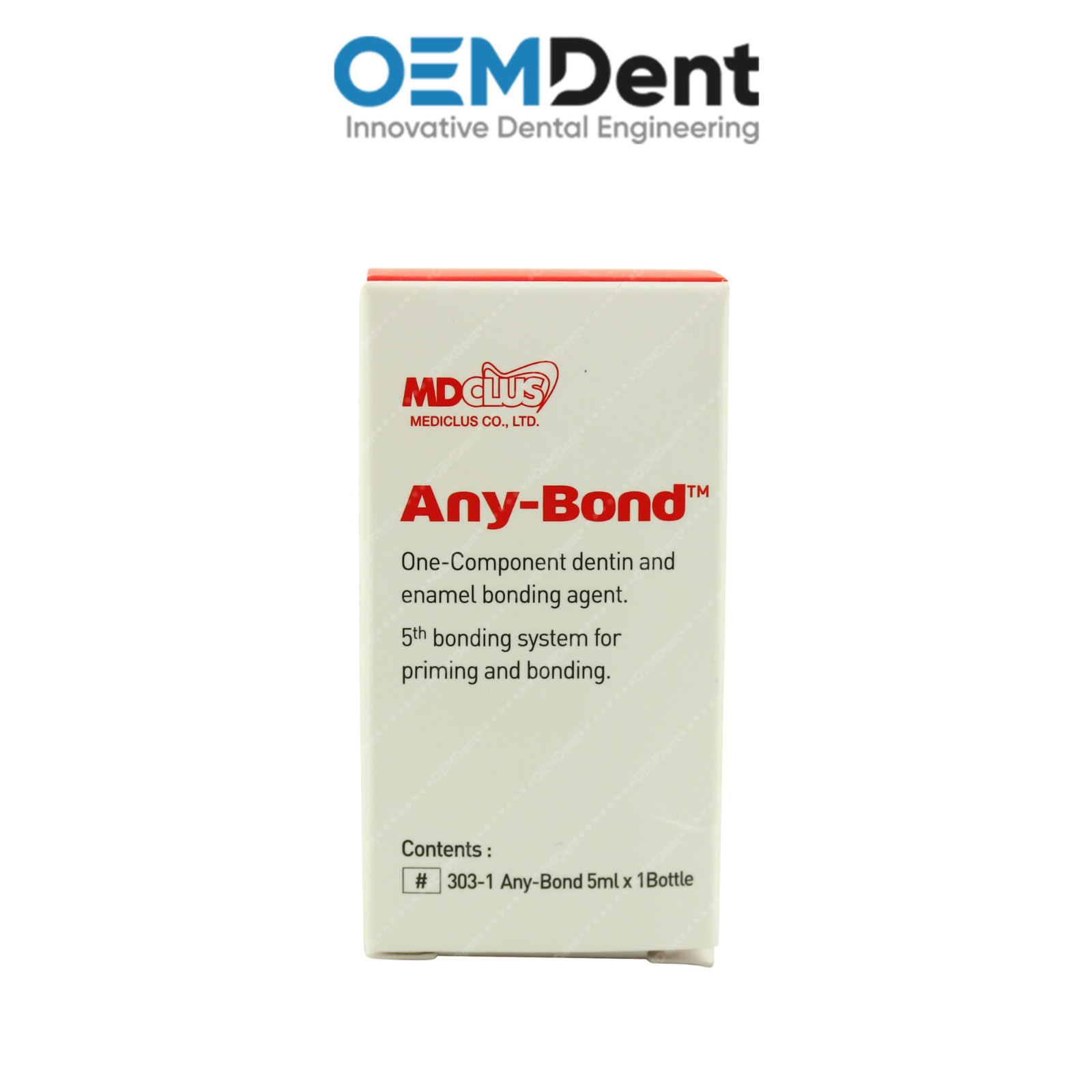 Dental Any-Bond™ 5th Generation Bonding Agent 5ml One-Step Adhesion Light Cure