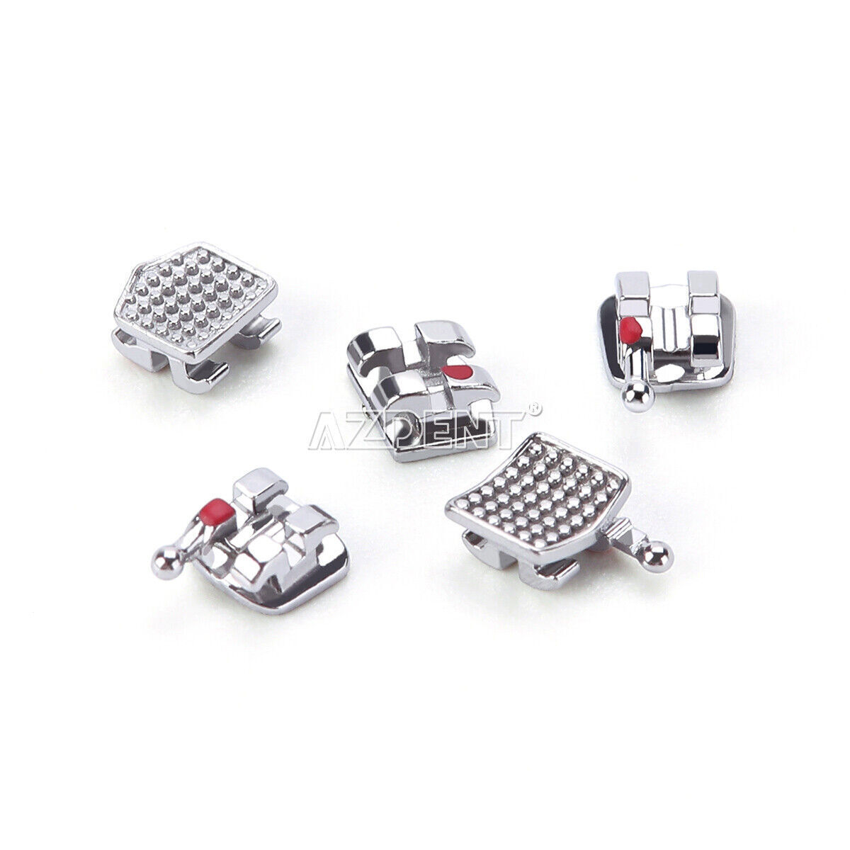 Dental Orthodontic MIM Brackets Braces Mini Roth MBT 022/018 Hooks 345 Monoblock