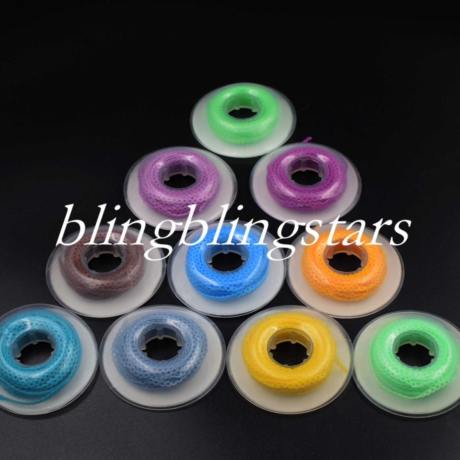 Dental Orthodontic Elastic Ultra Power Chain Rubber Band Long/Short/Continuous