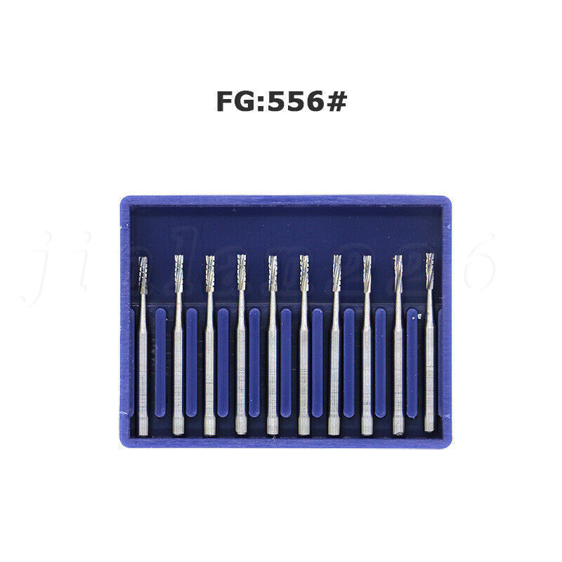 Dental Carbide Burs Straight Fissure Cylinderical Tungsten Steel Bur High Speed