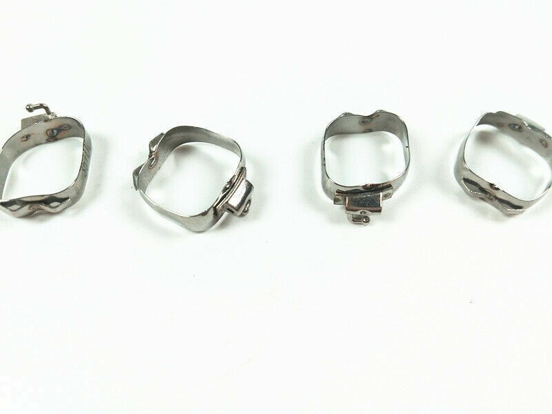 Dental Orthodontic 1st Plain Molar Bands #29-44+ Buccal Tubes Cleats Roth 022
