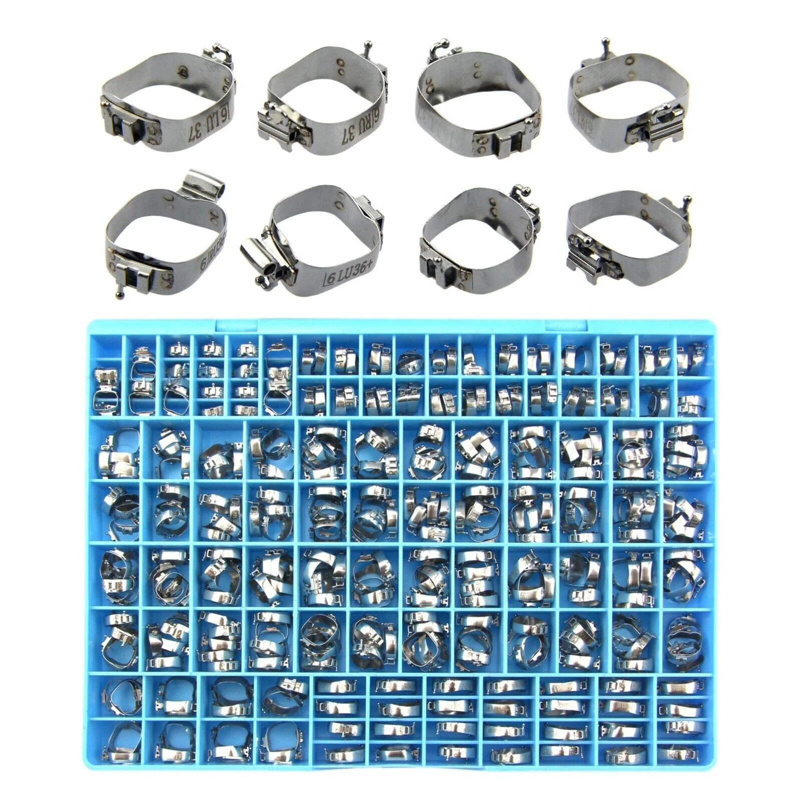 85 Sets Orthodontic Buccal Tube Molar Bands Lingual Sheath MBT Roth 0.022 GAC