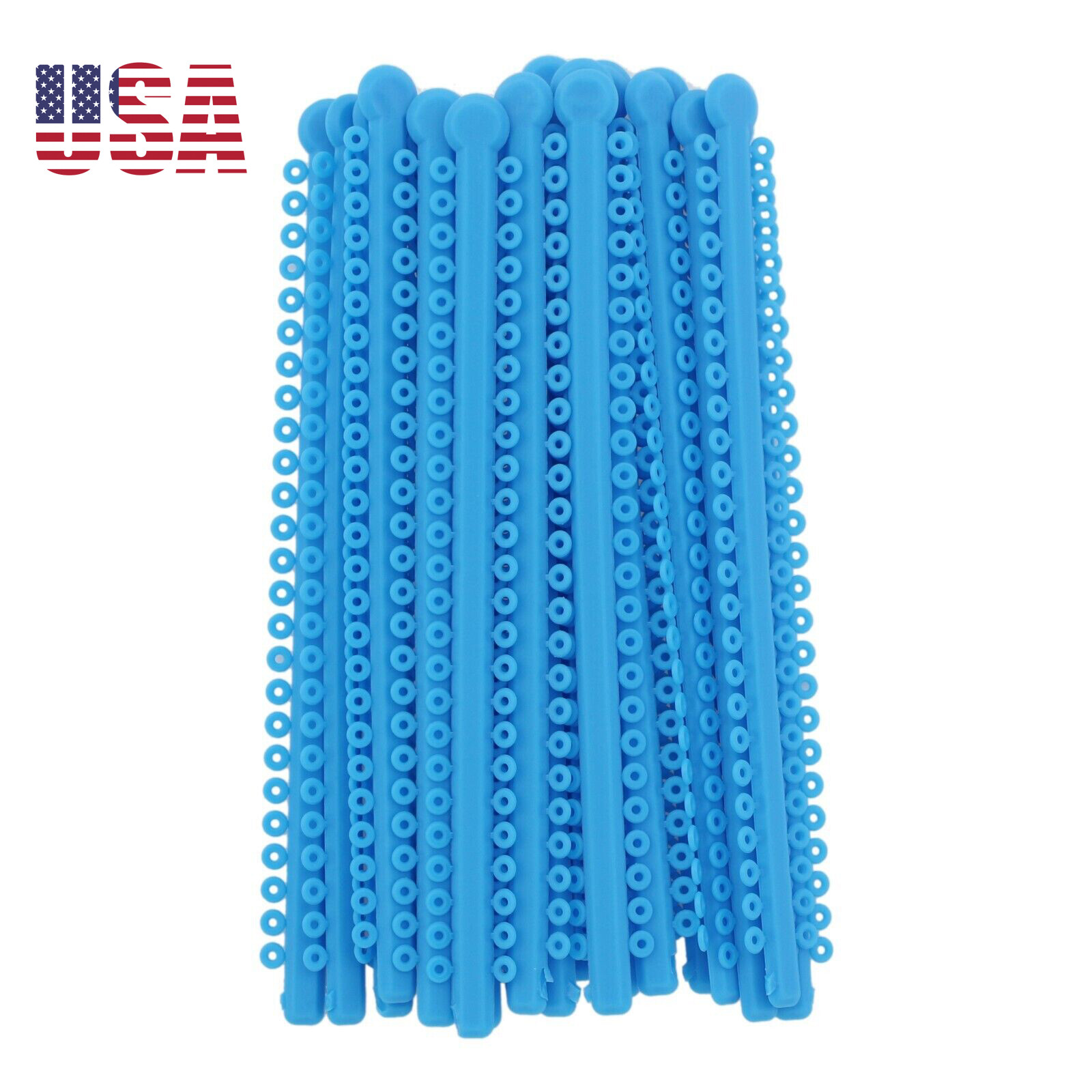 1000pcs Dental Orthodontic Ligature Ties Brace Elastic Rubber Bands For Brackets