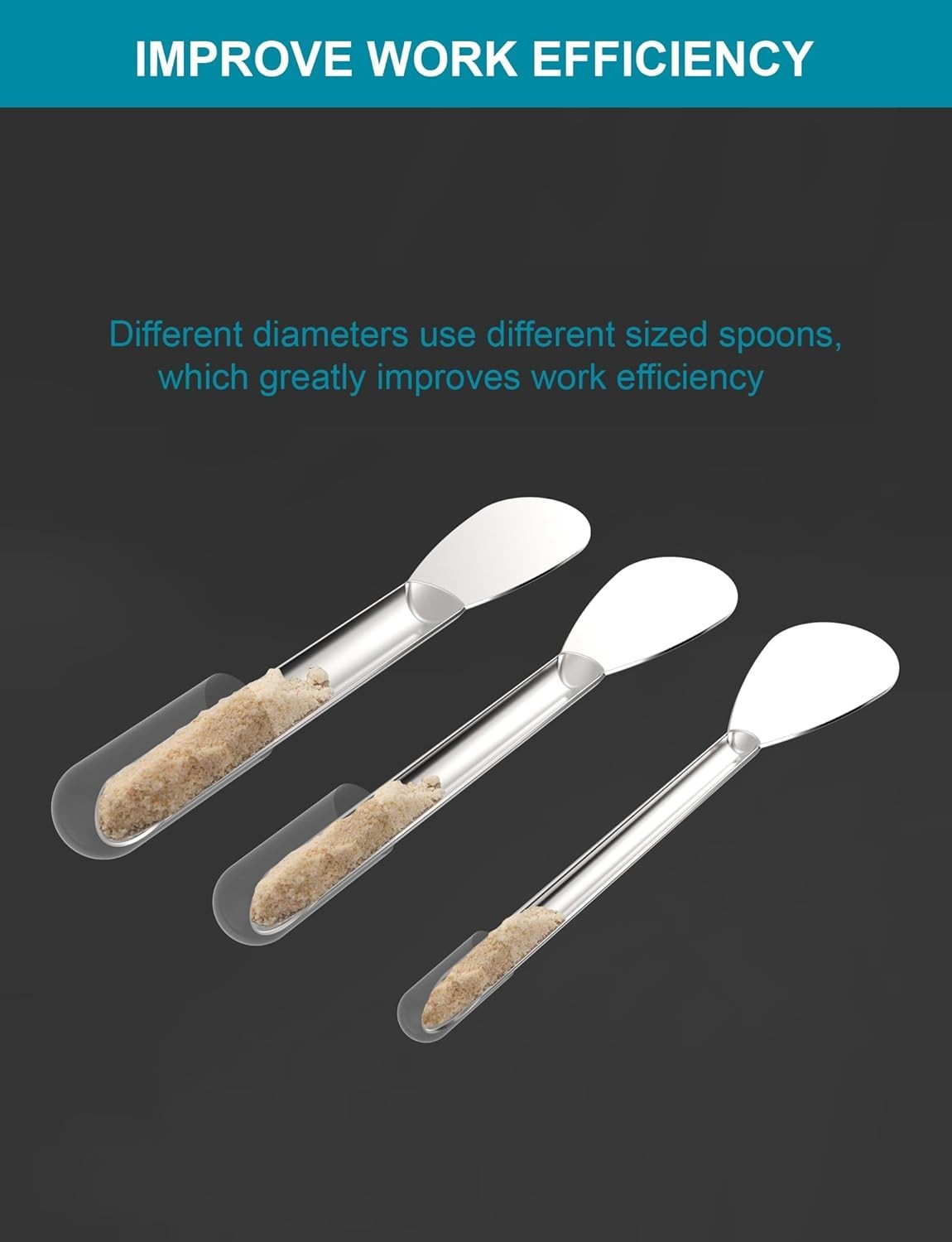 Filling Tools kit – Home & Labs Supplies with Empty Funnel Tray and Spoon Sco…