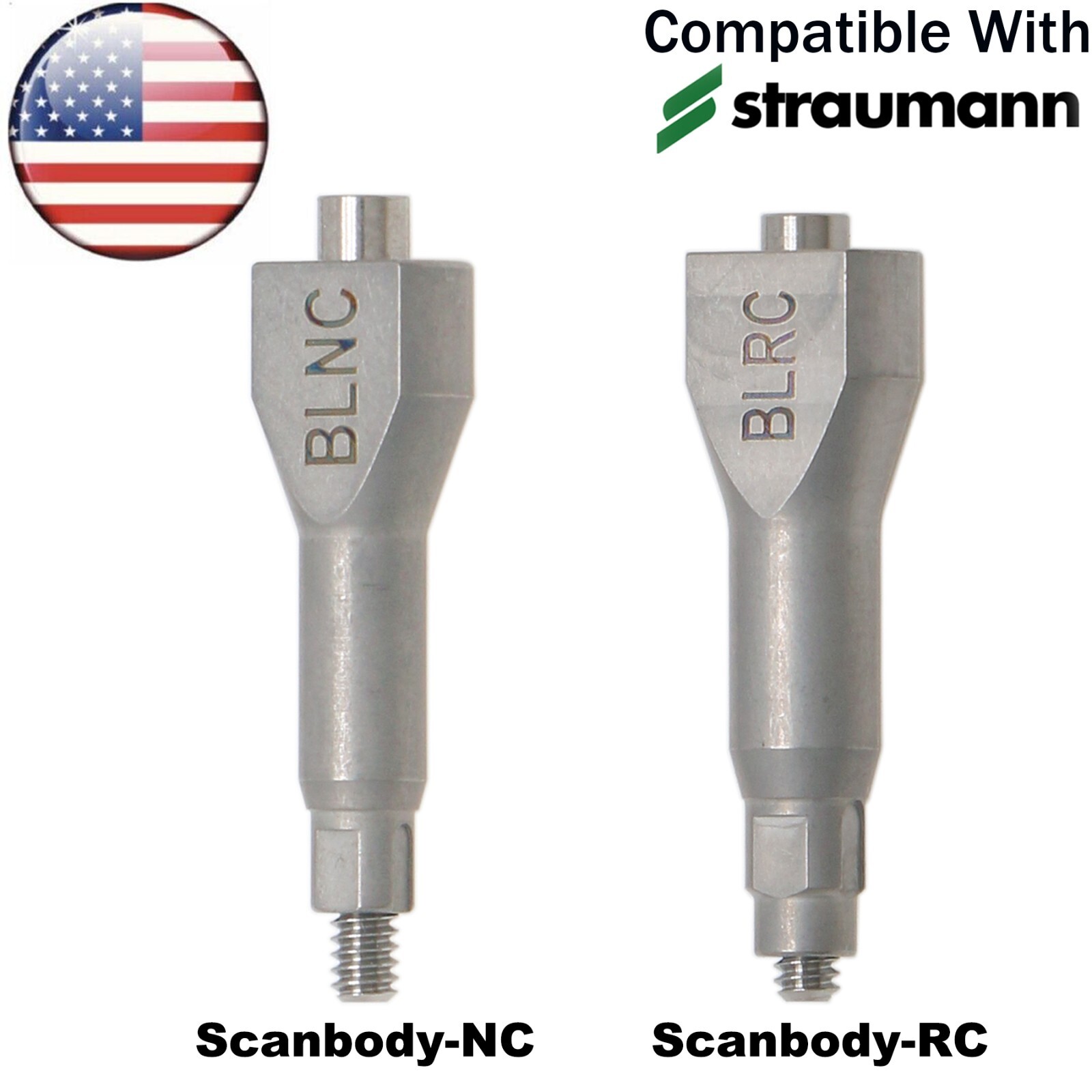 US Dental CAD/CAM Implant Scan Body Analog fit Hiossen Nobel Biocare Straumann