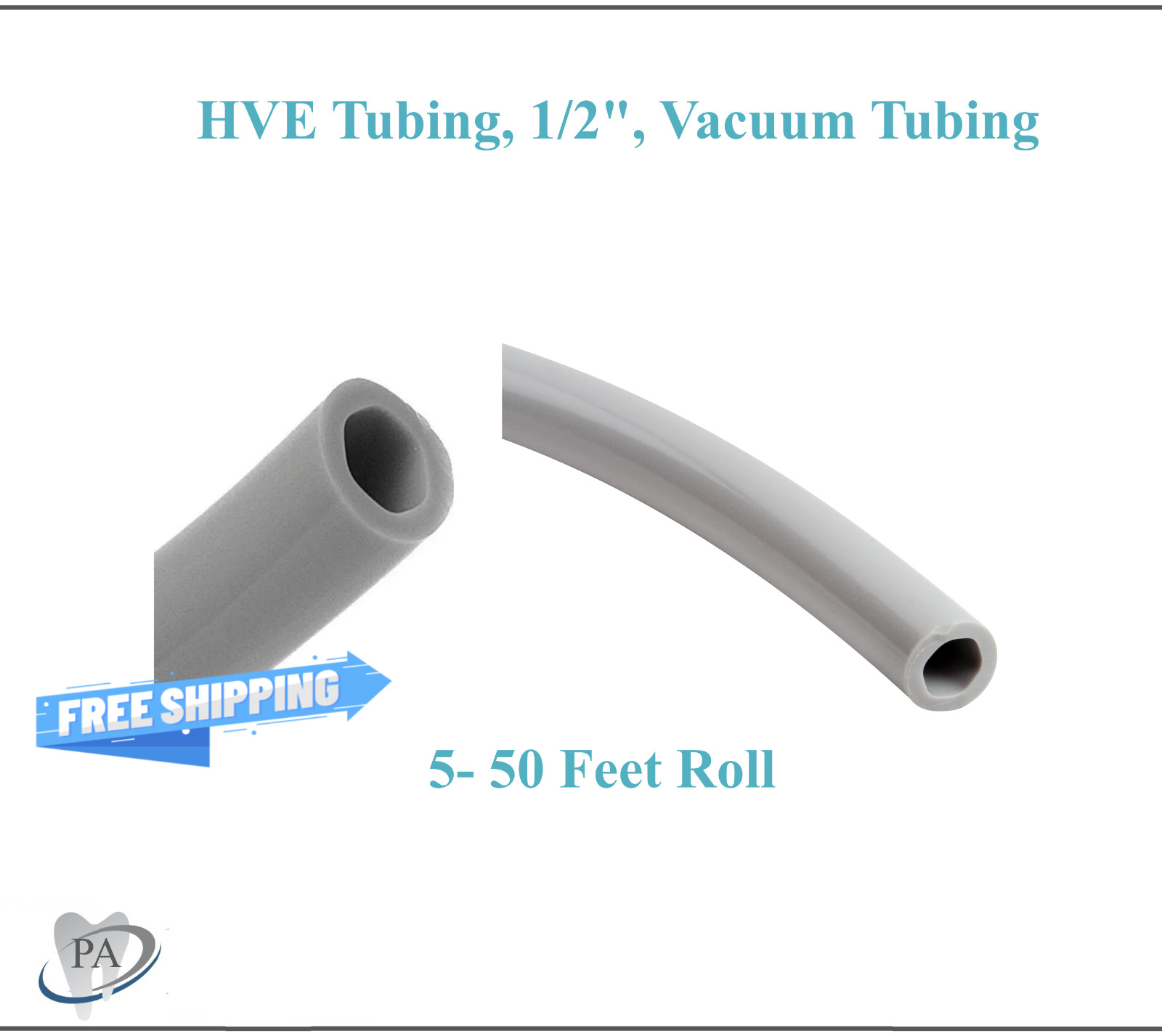 NEW tubing Hose pipes for Silicone Dental HVE Tubing, 1/2″, High Week HVE Hose