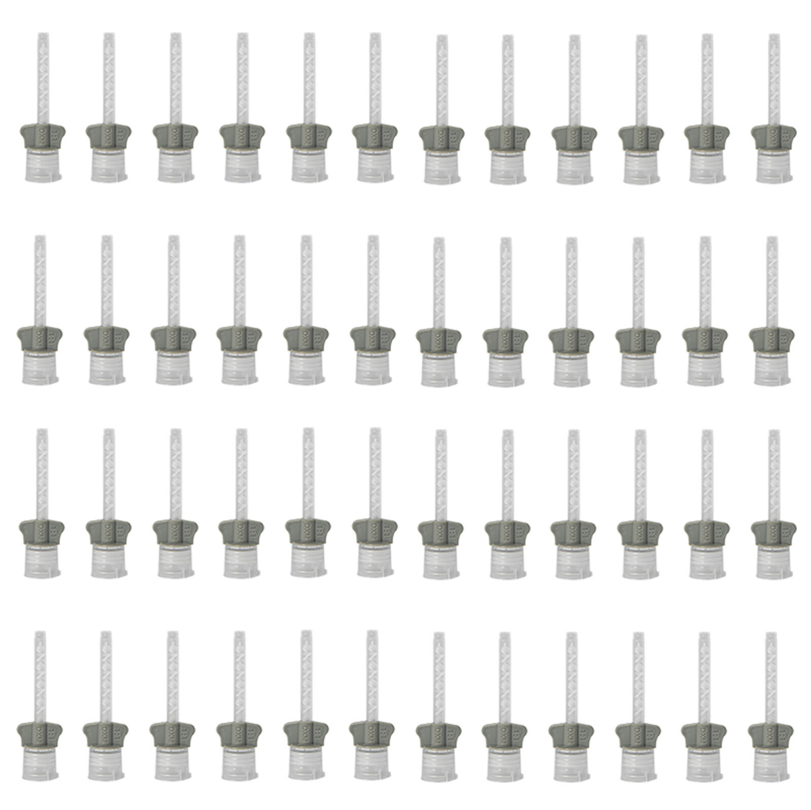 48Pcs DX-Mixer Dental GRAY HP Mixing Tips Impression Material 4.2mm Light Body