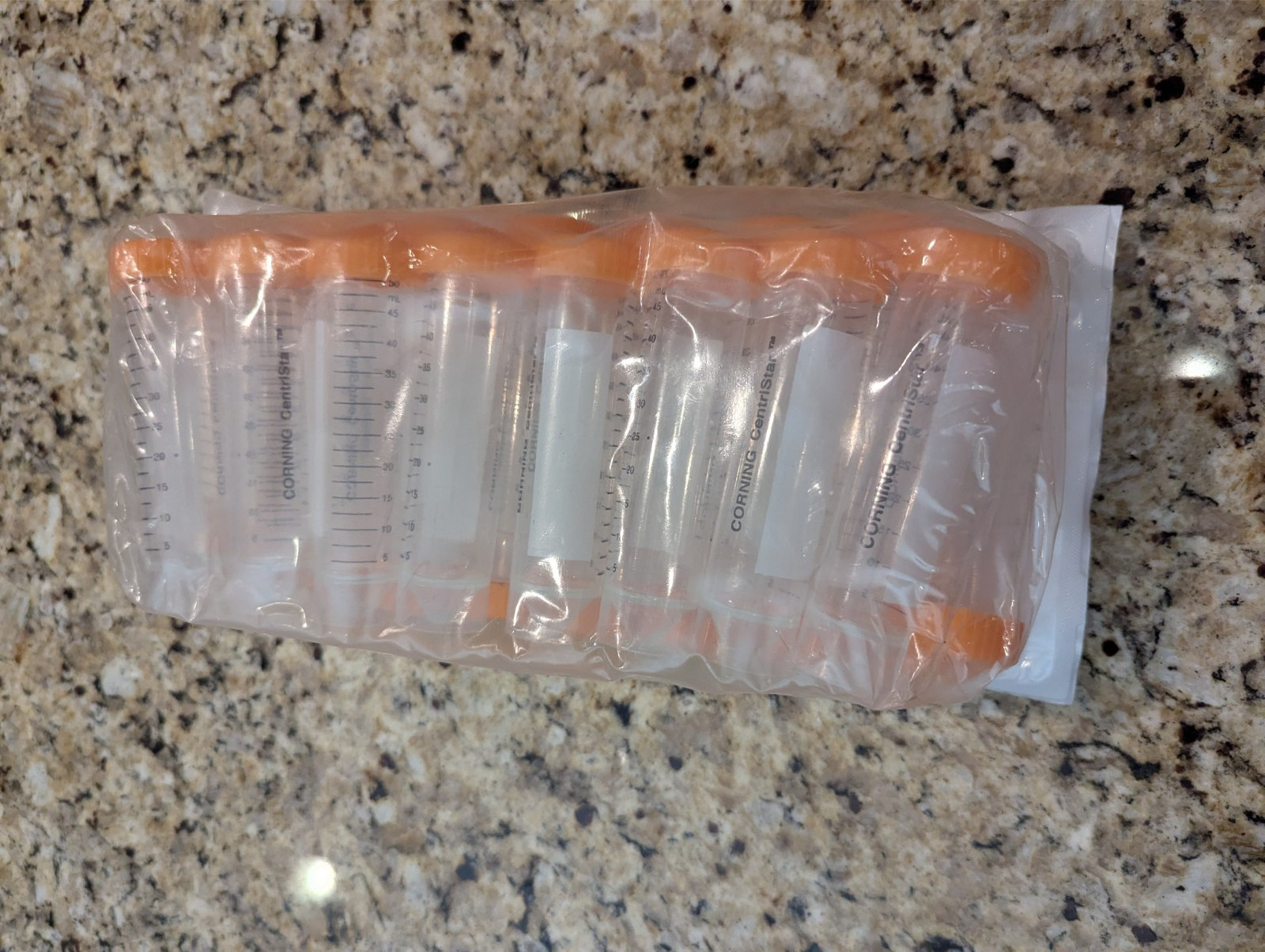 Corning 50ml Self Standing Centrifuge Tube REF 430921 Polypropylene 25 tubes