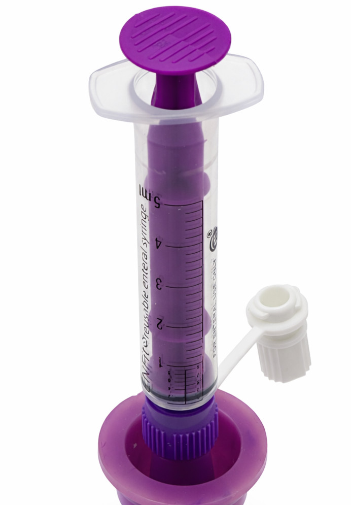 ENFit® Reusable Sterile Syringe with O-Ring 5ml Individually Packaged 20 Pack