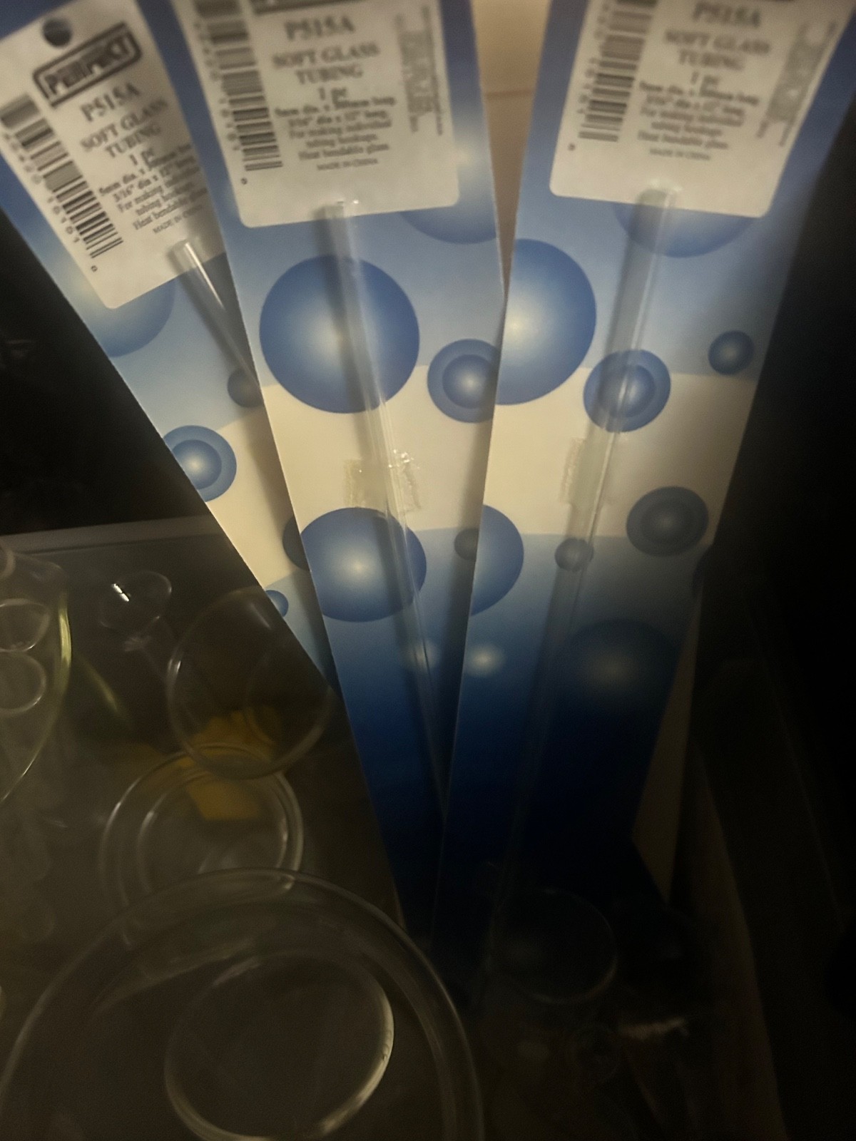 Lot of Lab Glass Funnels Scientific Instruments in 3 Mixed Sizes