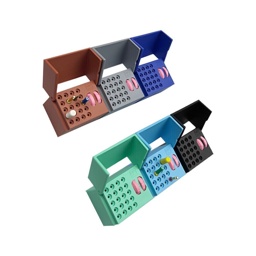 Dental Autoclavable Disinfection Root Canal 20 Holes Files Memory Count Holder