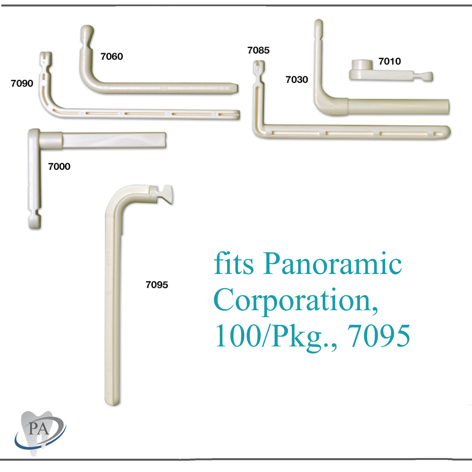 Dental Panoramic X-Ray Machine Disposable Bite Blocks, 100/Pkg, Pano Corp #7095