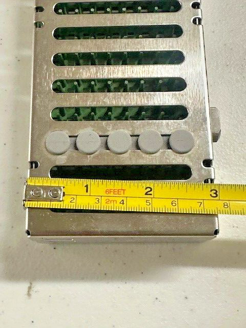 Hu-Friedy IMS Dental Instrument Sterilization Cassette Green Dentistry Small