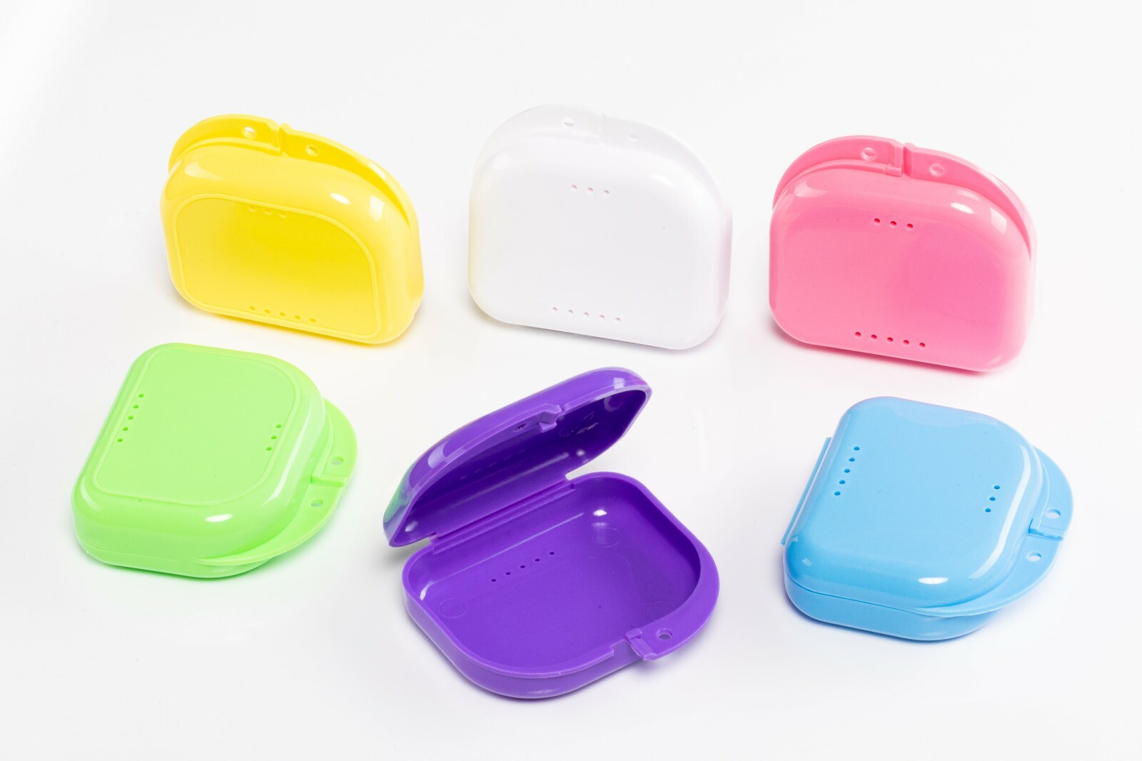 120 Sealed Assorted Dental Retainer Boxes Denture Case Containers Box (10 Box)