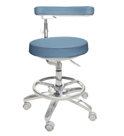 ADS Dental N4 Assistant stool leather upholstery 1 year warranty