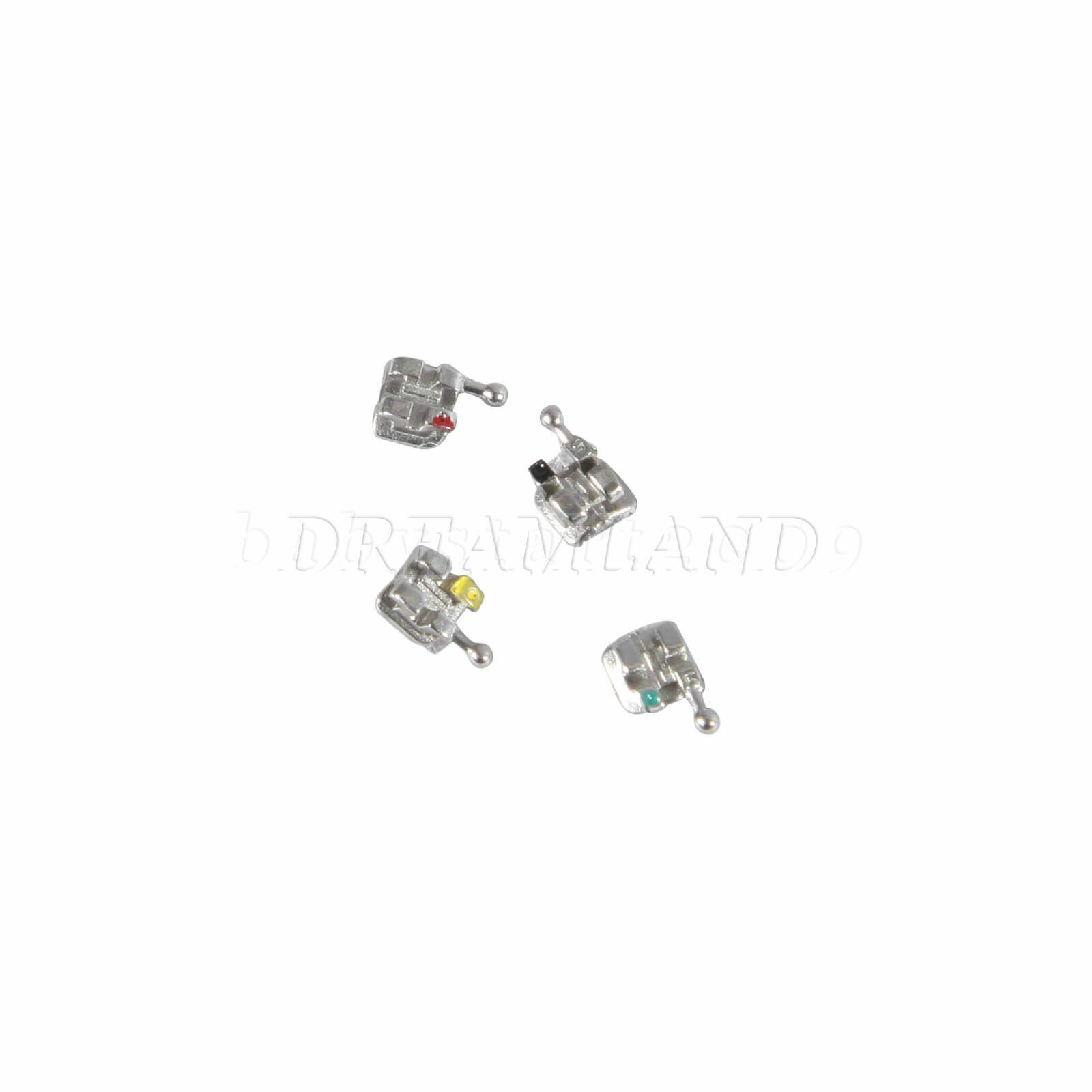 1000pcs Dental Orthodontics Monoblock Brackets Brace MINI MBT.022 345 Hooks M