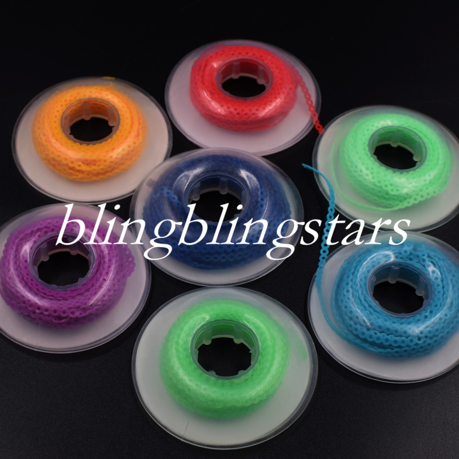 Dental Orthodontic Elastic Ultra Power Chain Rubber Band Long/Short/Continuous