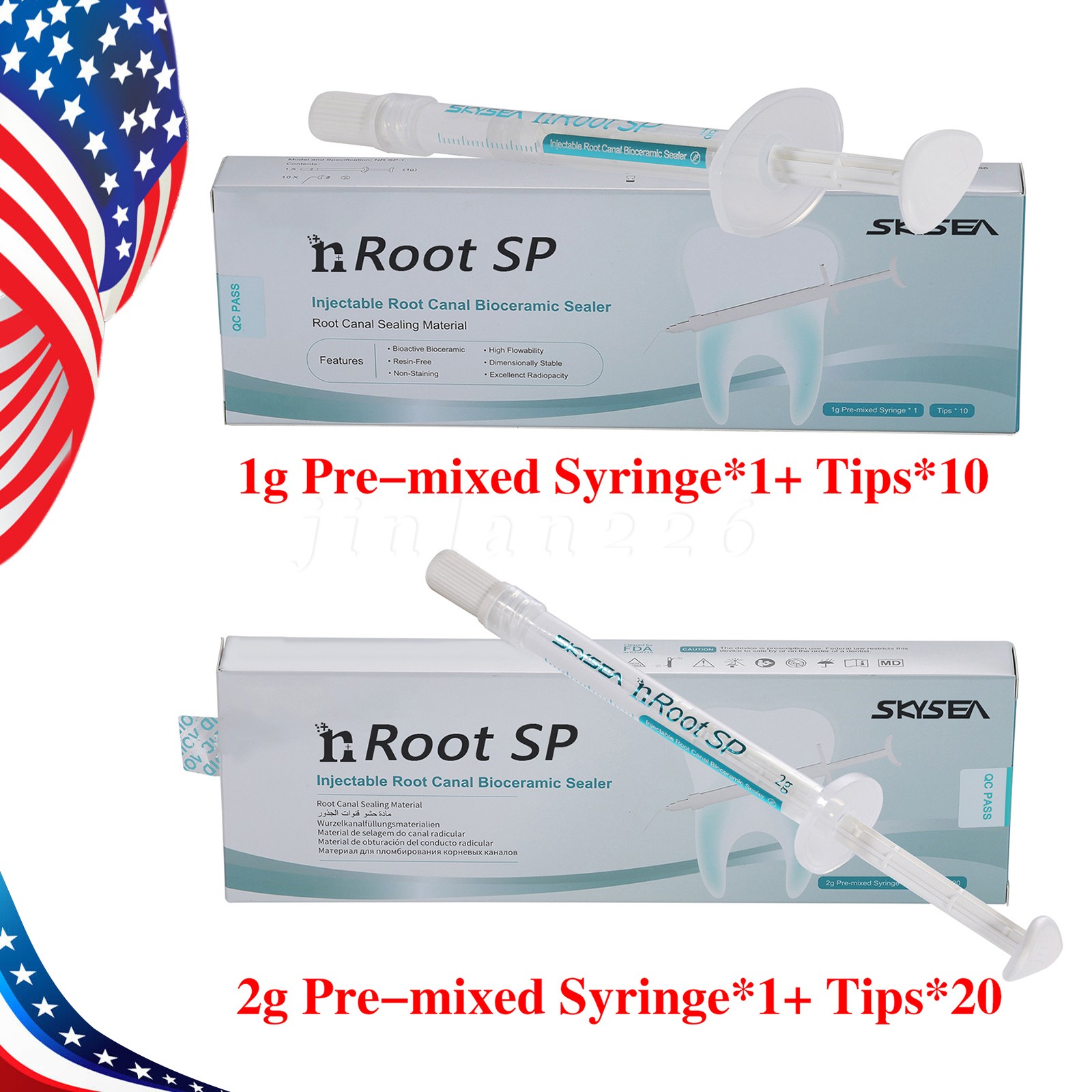 N-Root SP Injectable Root Canal Bioceramic Sealer 1g/2g Syringe