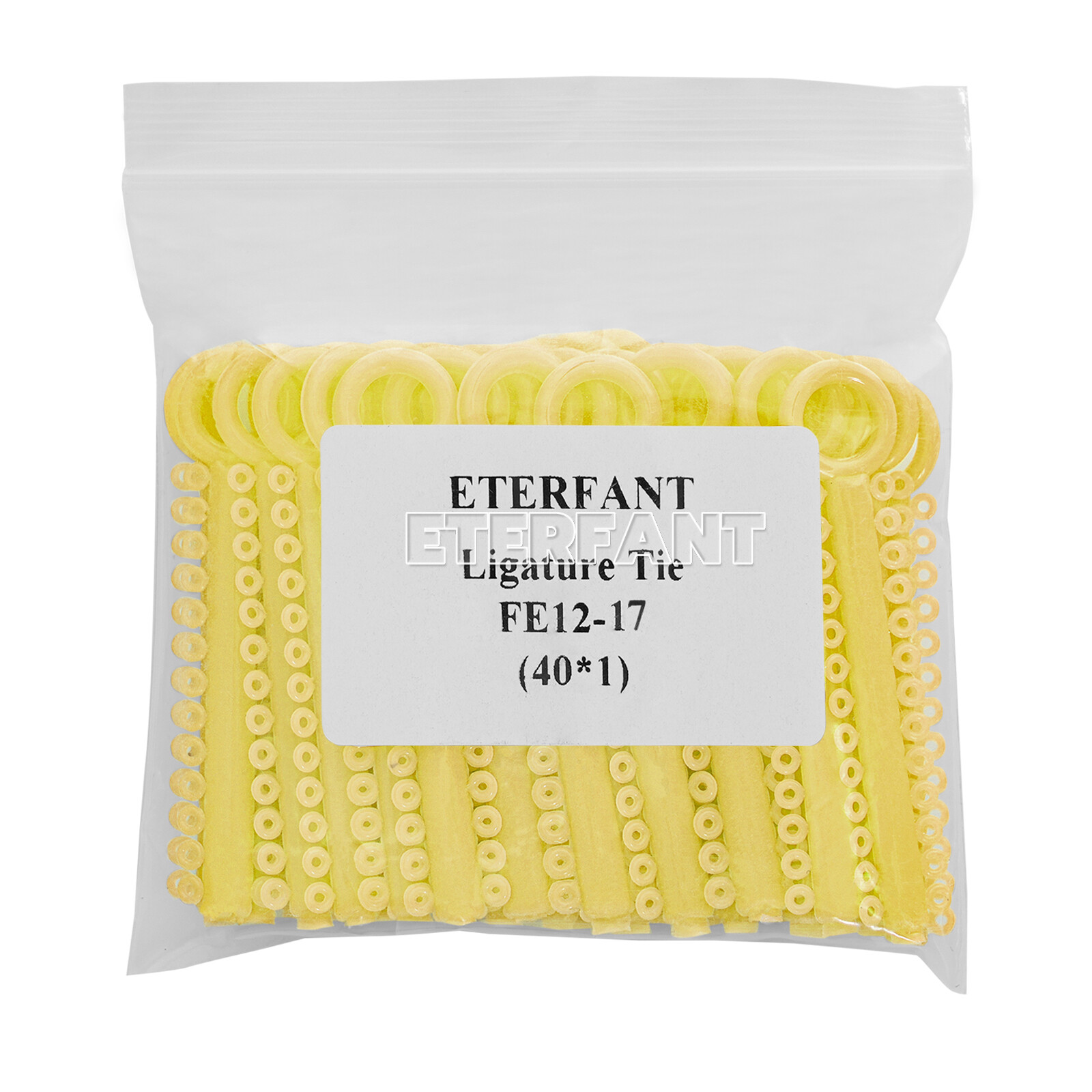 1040PCs ETERFANT Dental Ortho Ligature Ties Elastic Rubber Bands 18 Colors