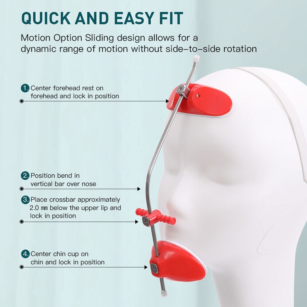 Dental Ortho Reverse Forward Pull Headgear Face Mask Single Lever Adjustable