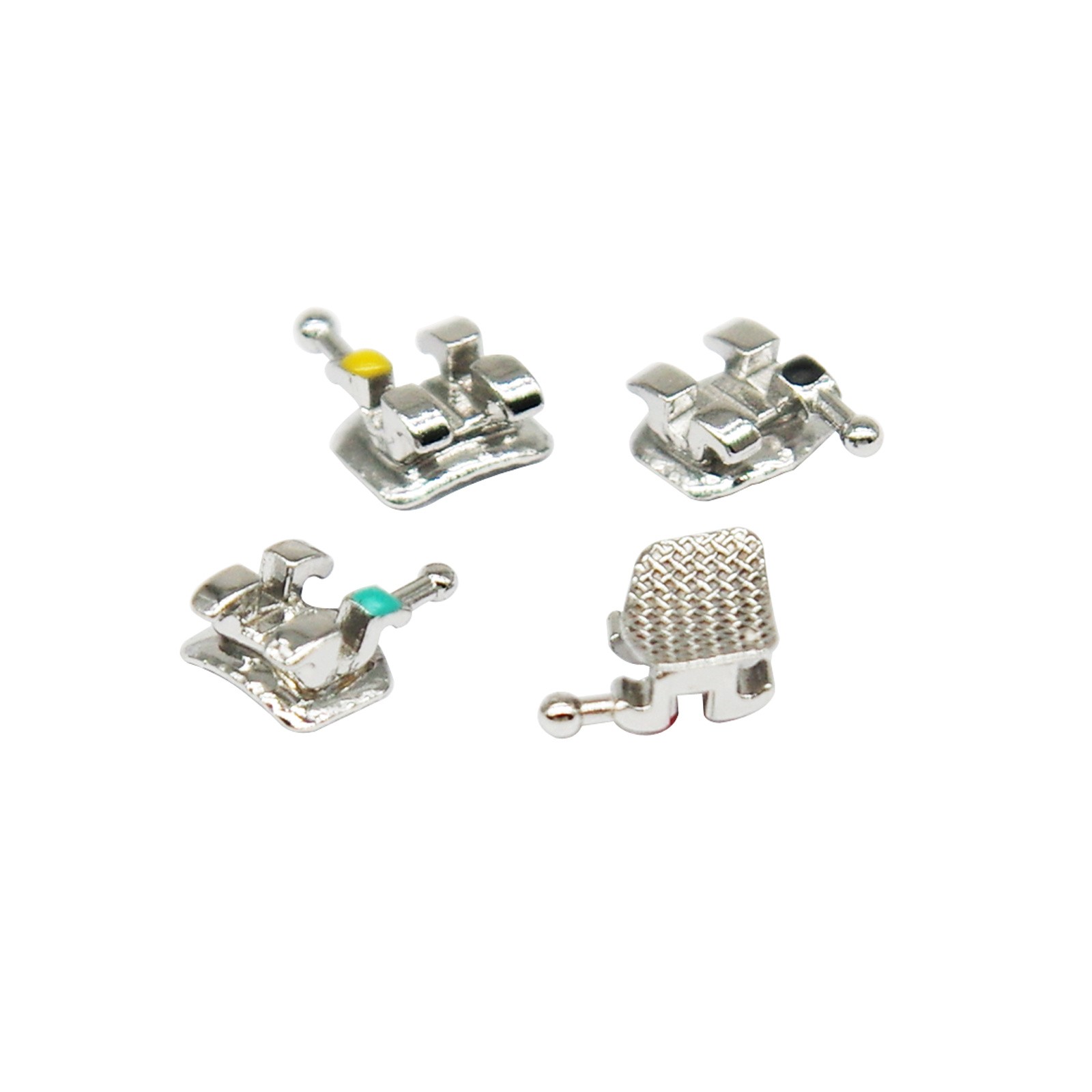 Dental Orthodontic Braces Brackets Mini Roth.022 Hook345/Arch Wire Nature