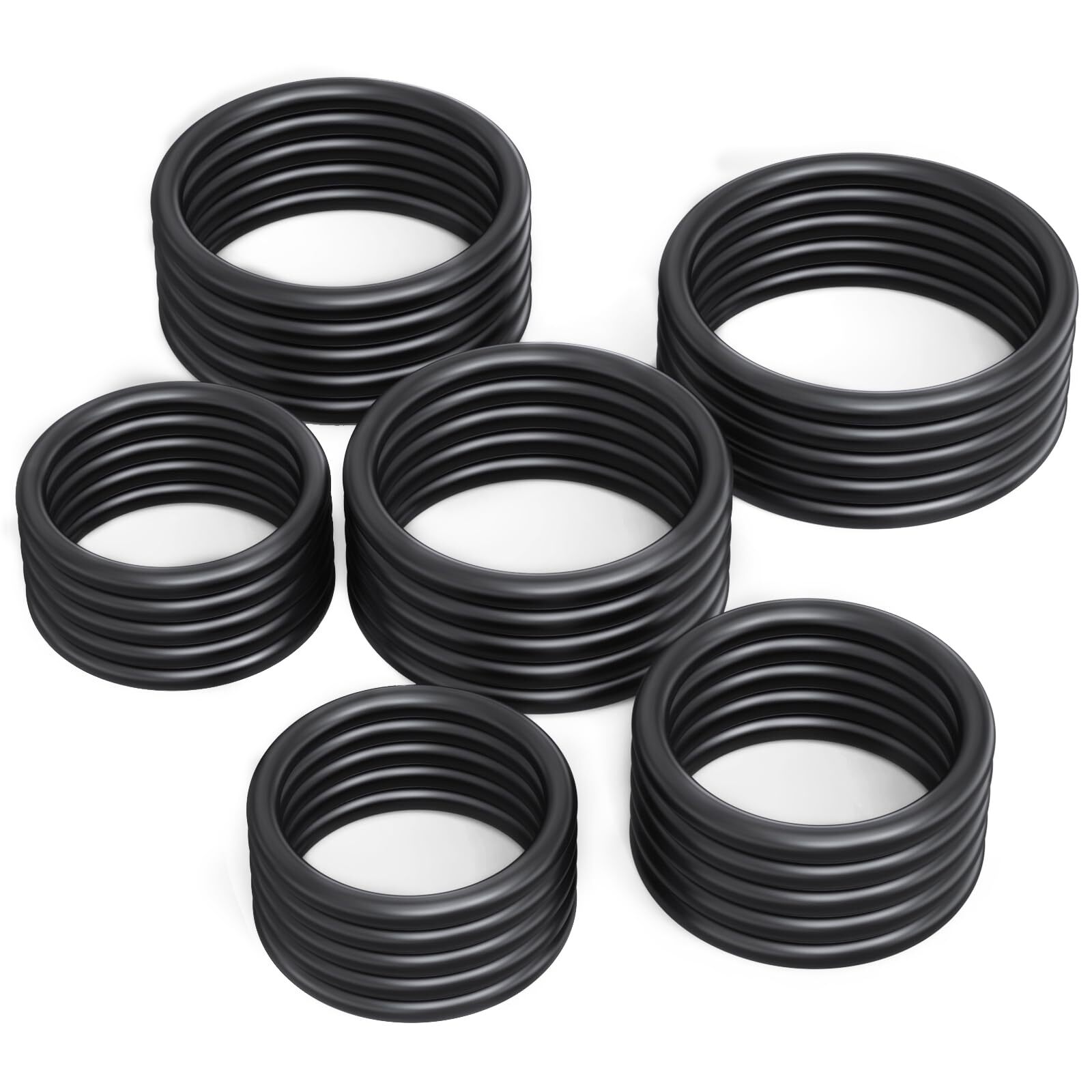1.8mm Cross Section O-Rings NBR Nitrile Rubber 5.4 -133mm OD Oil Resistant Seals