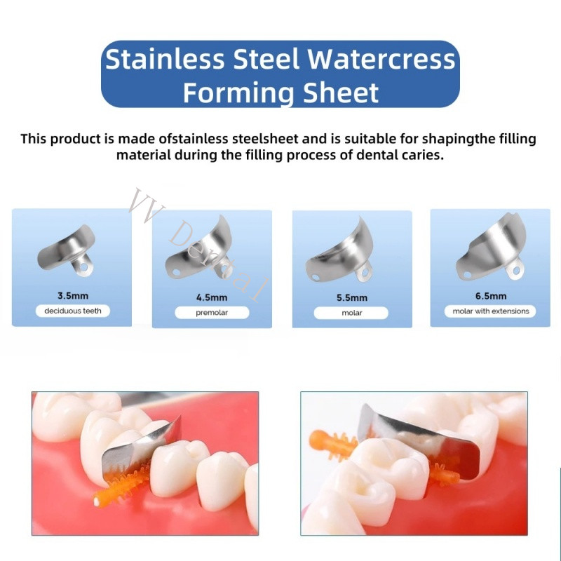 50pcs/box Dental Matrix Bands Palodent Sectional Contoured Matrices Refill