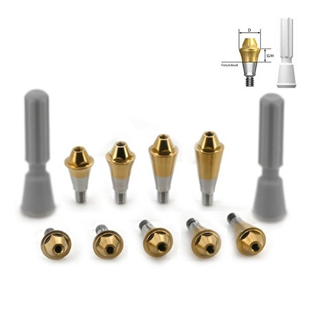 Osstem Compatible Multi Unit Straight Abutment for Bridge Work TS Mini Regular