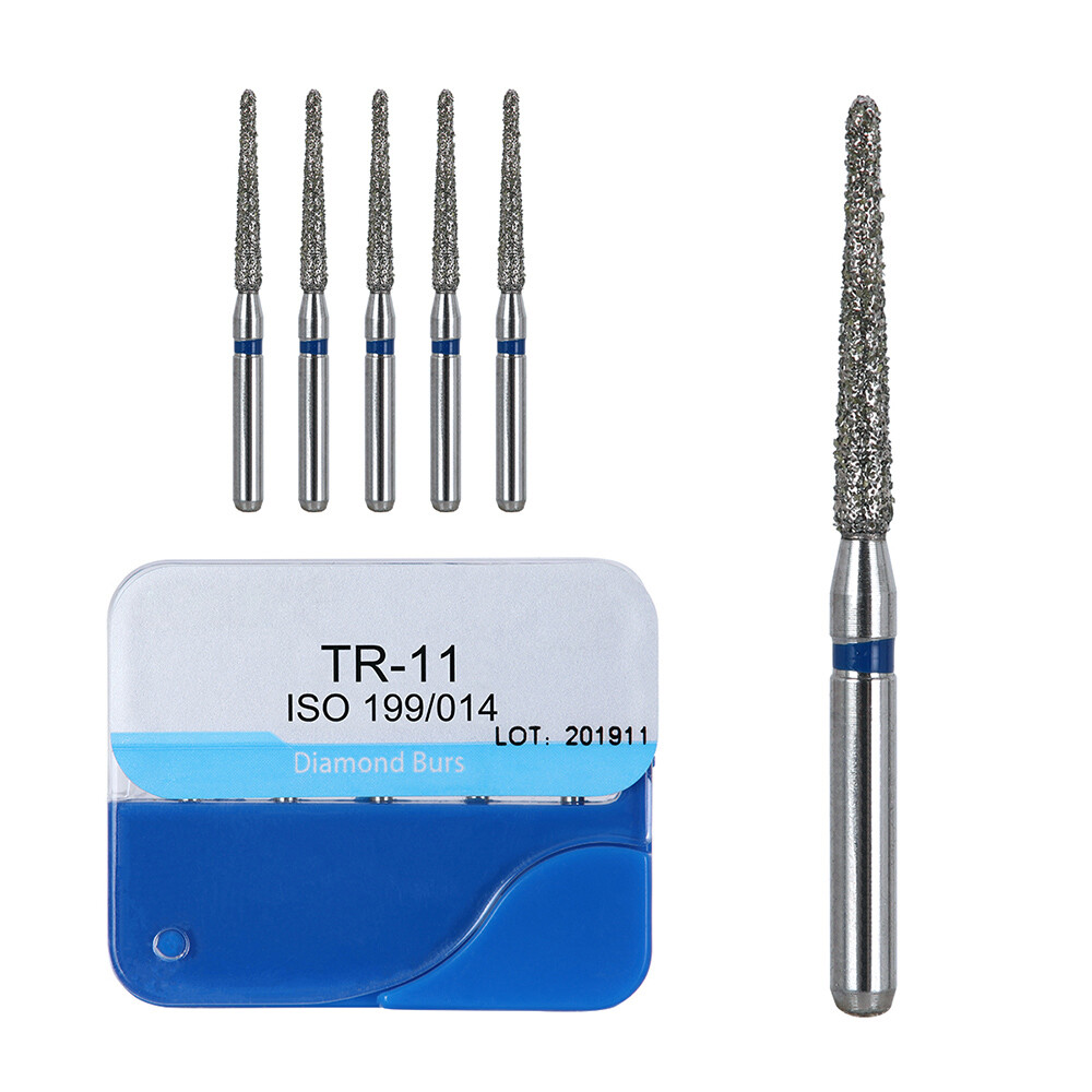 1000Pcs Dental Diamond Burs For High Speed Handpiece Medium FG 1.6MM 20Types