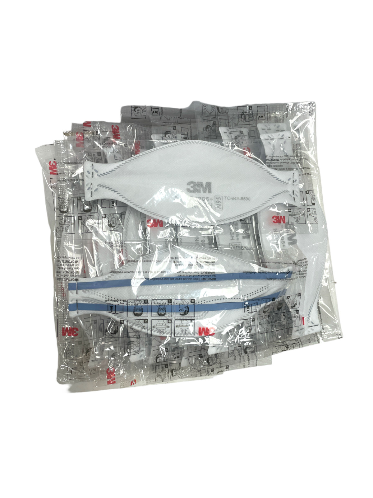 3M Aura Paticulate Respirator 9205+ Niosh N95 Face Masks -Lot Of 20-As Pictured
