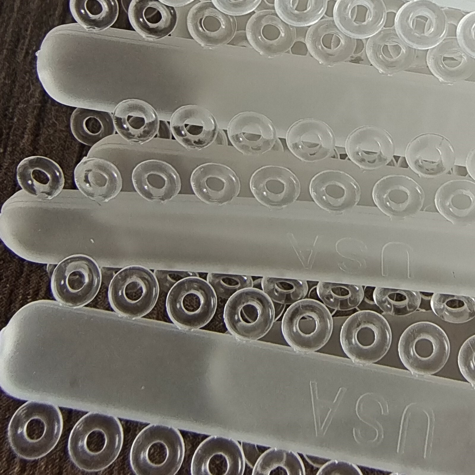 Dental Elastic Ligature Ties 1008pcs/pack Orthodontic Rubber Bands O Rings Clear