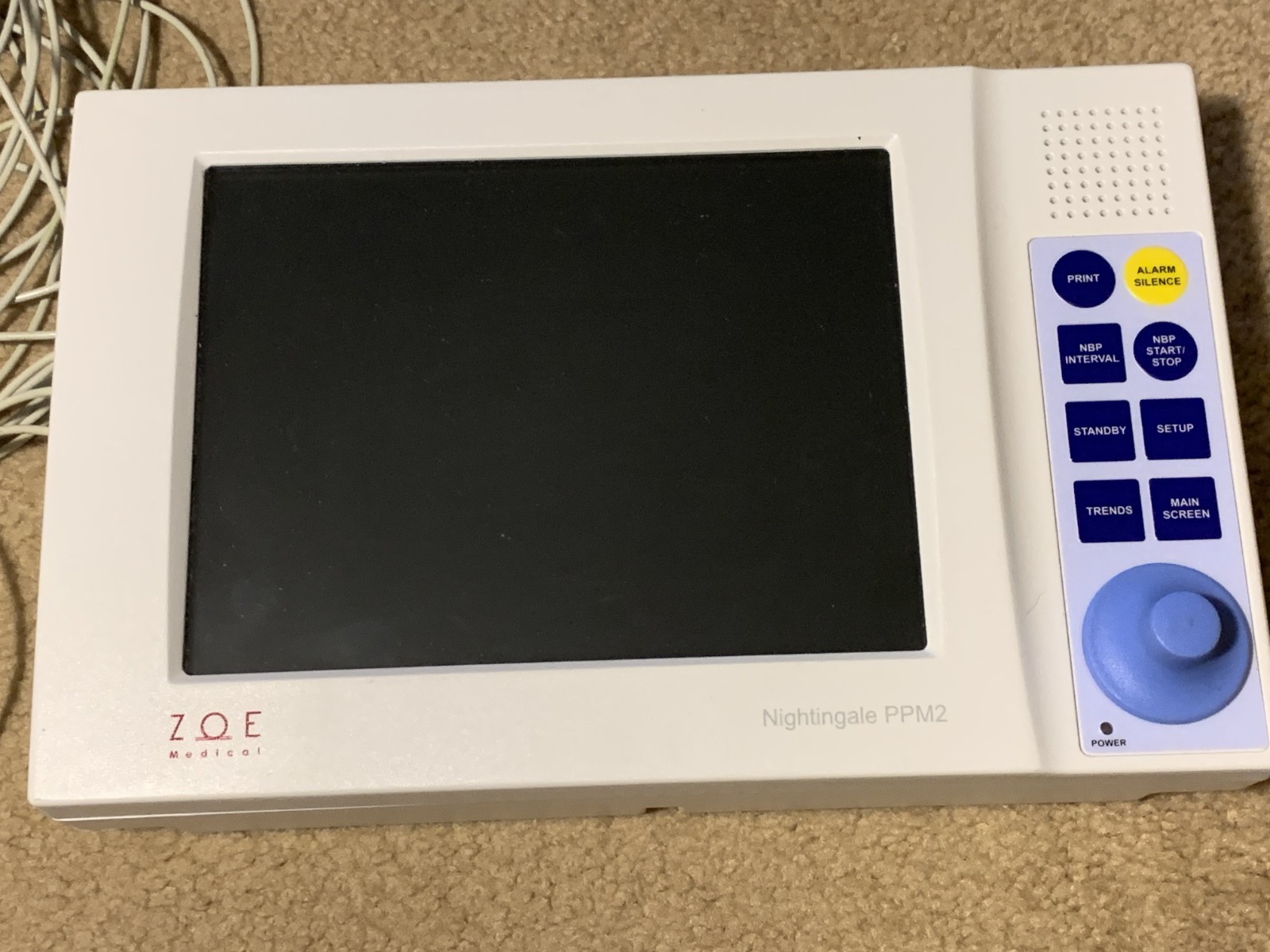 Zoe Medical Nightingale PPM2 Monitor 179-0001 / NOT TESTED