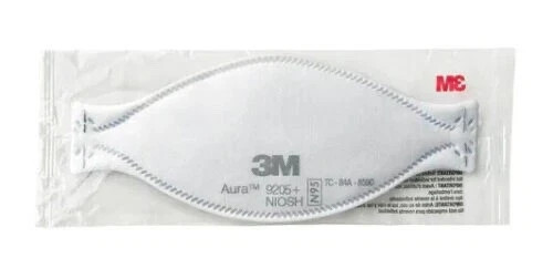 3M N95 Aura 9205+ 20 MASKS NIOSH Approved N95 Particulate Respirator Face Masks