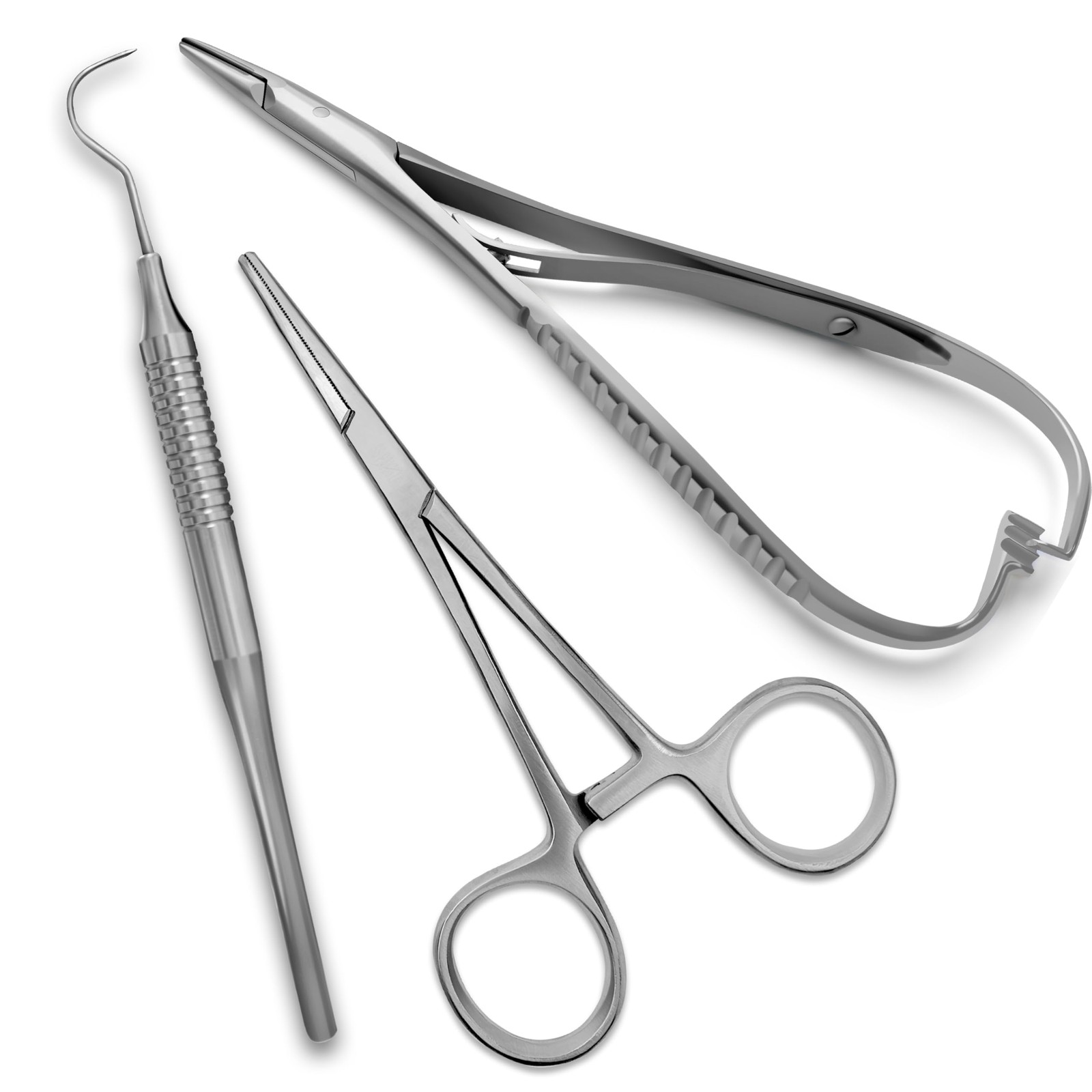 Dental Orthodontic Braces Removal and Color Changing Kit, 3 Pieces Silver