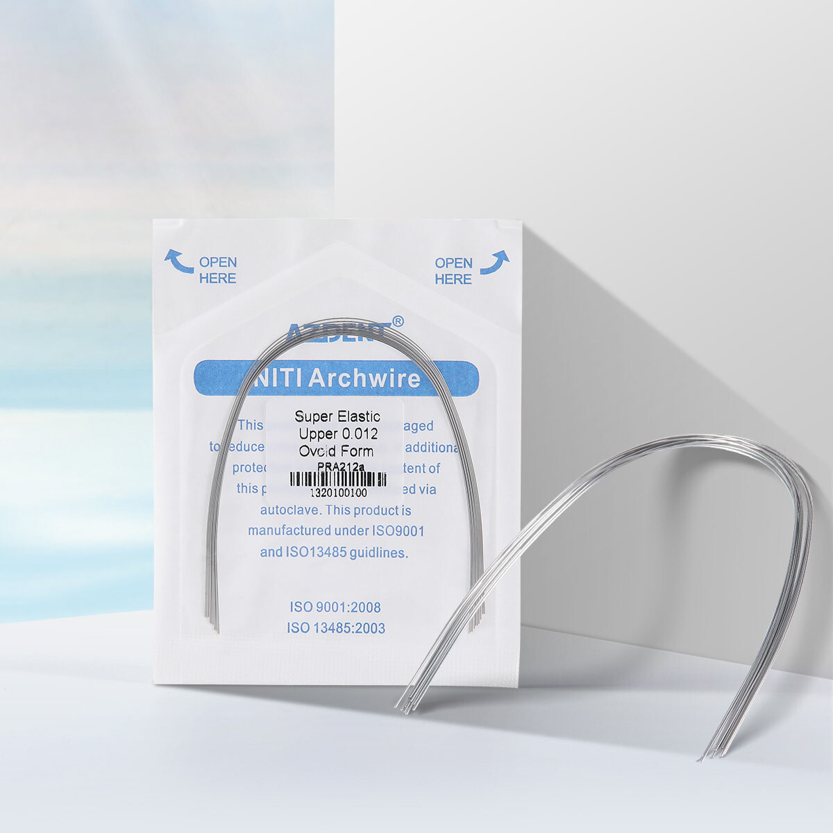10 Packs AZDENT Dental Orthodontic Super Elastic Niti Round Arch Wire Ovoid Form