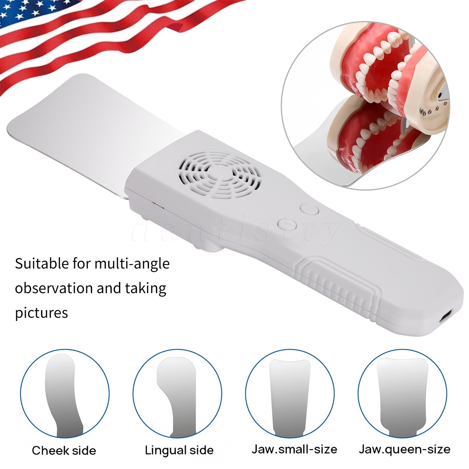 Dental Ortho Oral Photography Mirror Glass Reflector Mouth Defog Mirrors