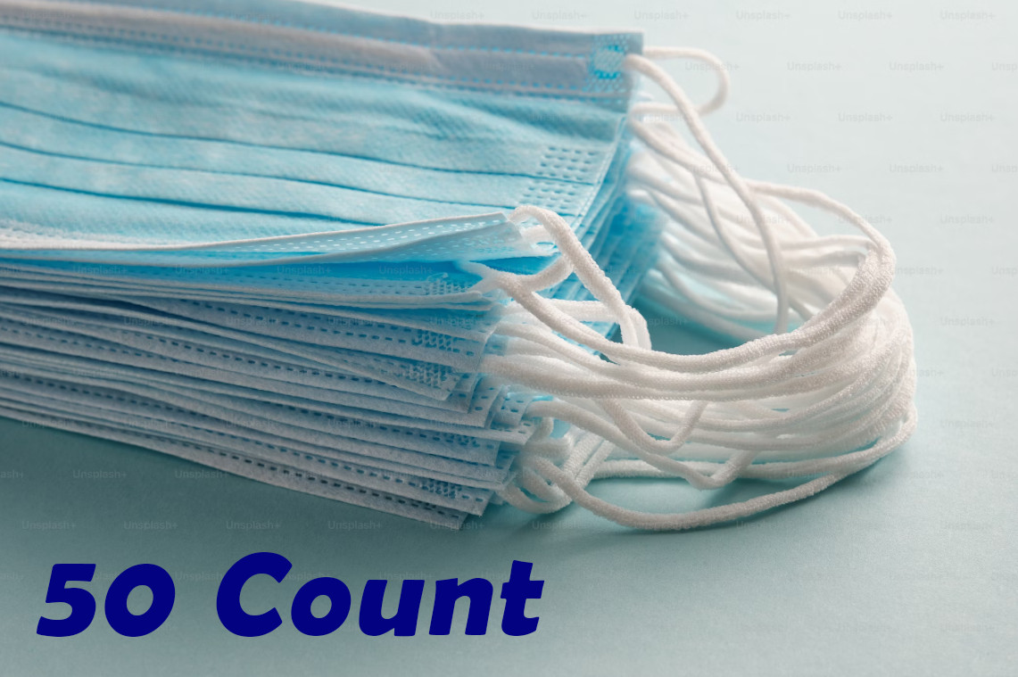 50/100/150 3 Ply Ear loop Face Mask Non Medical Surgical Dental Disposable Masks