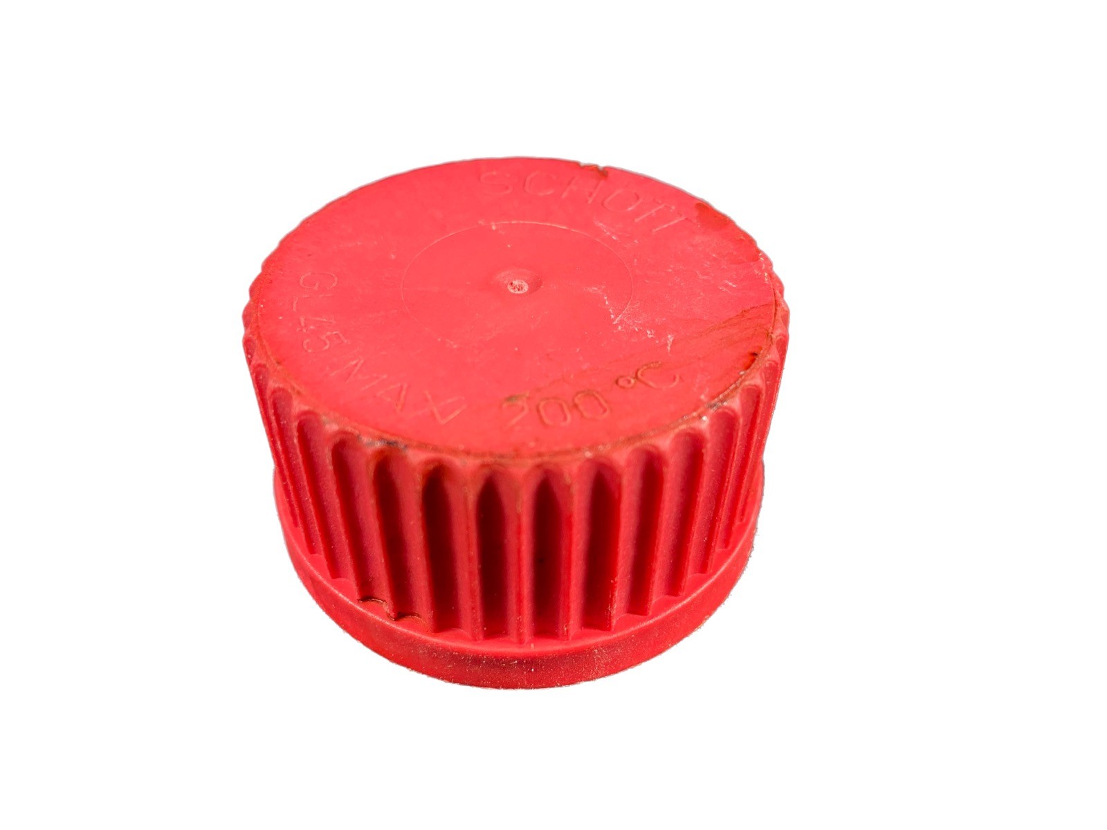 SCHOTT DURAN PBT PFTE Red High Temperature GL 45 Screw Cap 292402807 (1/Pk)