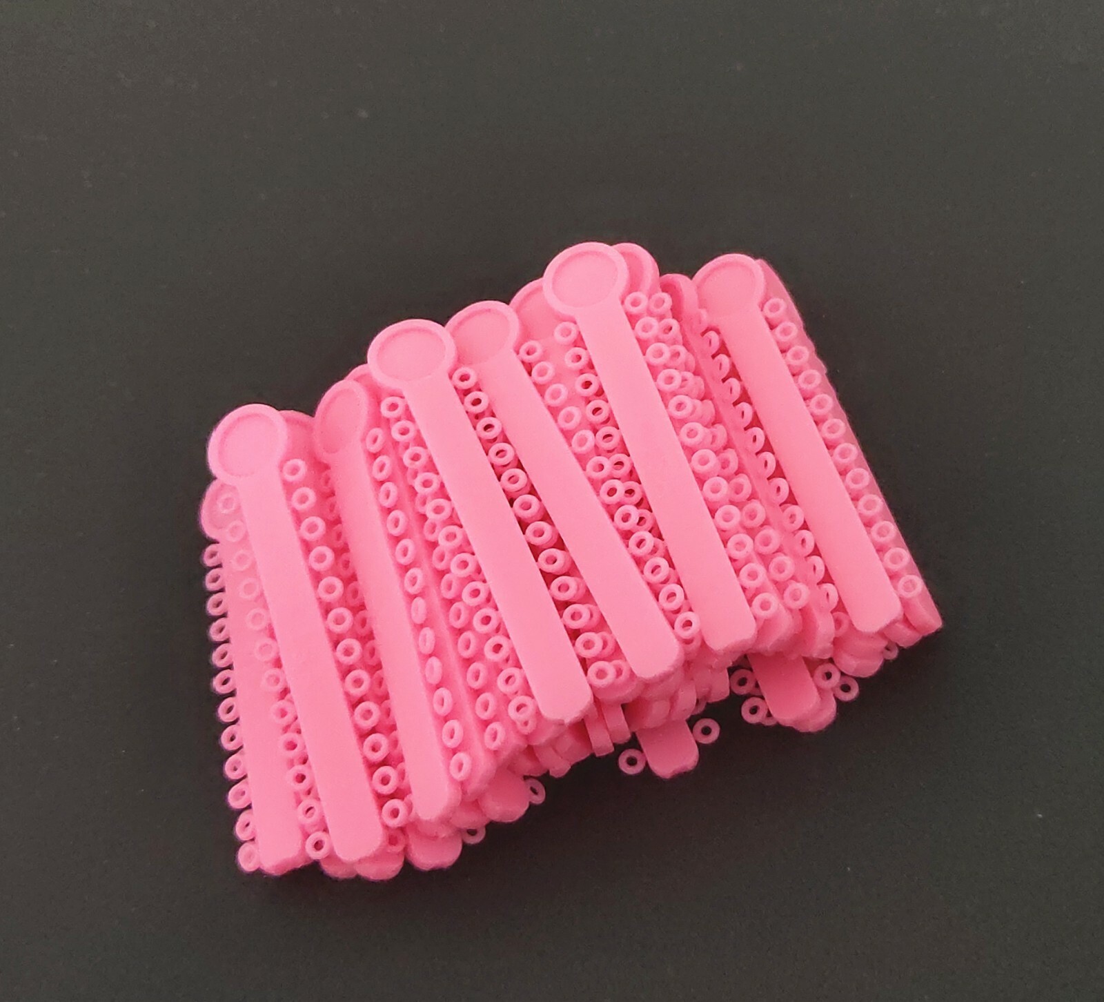 1 Pack 1008 pcs Pink Color Elastic Ligature Ties Rubber Bands 1008Pcs/Pack
