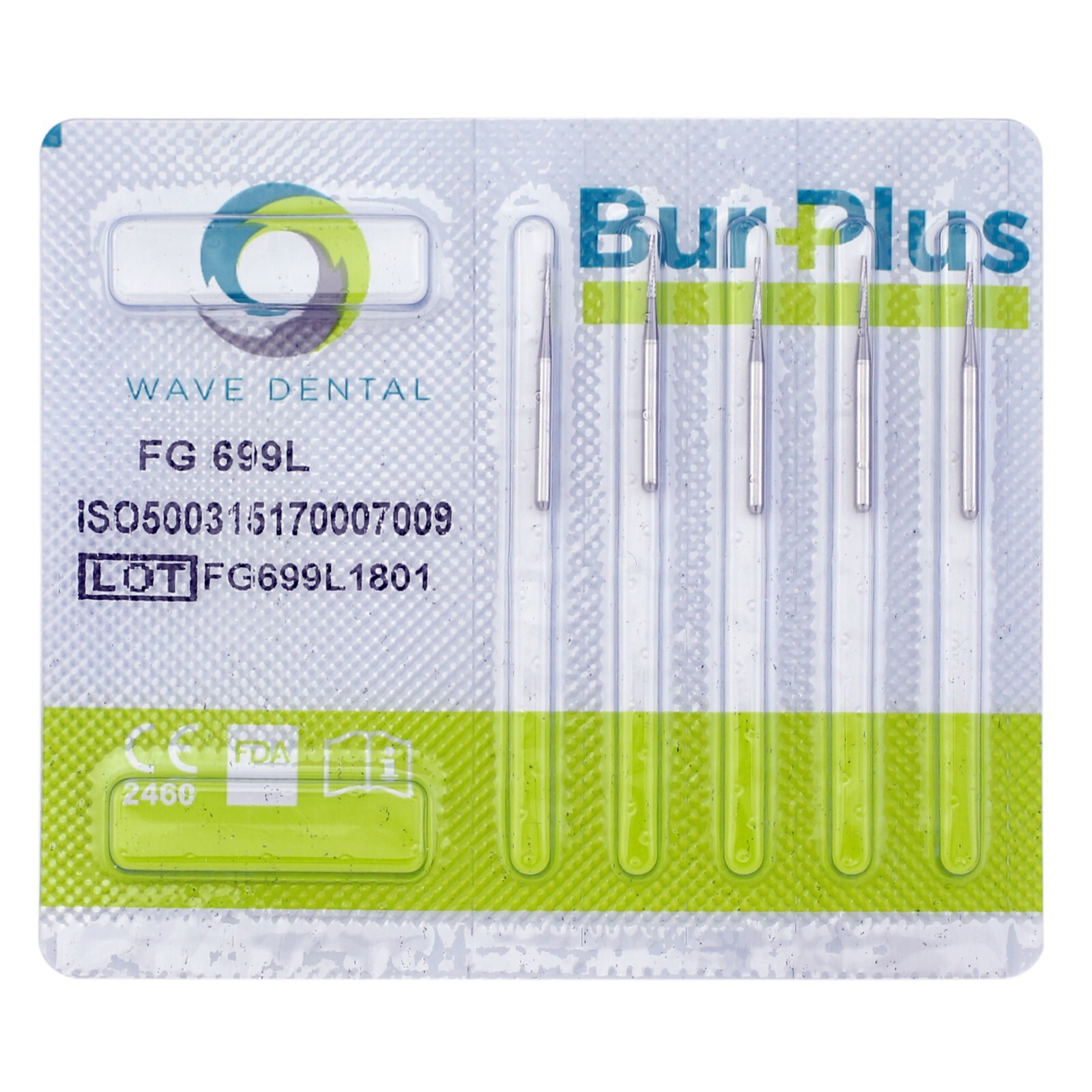 Wave Dental Carbide Bur High Speed FG 555 557 699 702 701L Prima Midwest Burs