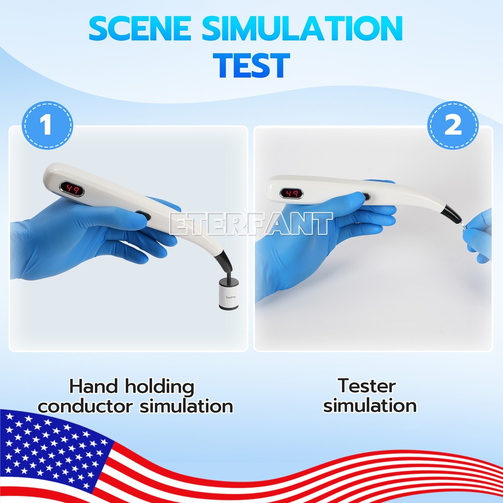 ETERFANT Monitor Osseointegration RFA Inplant Stability Test Unit Cordless USA