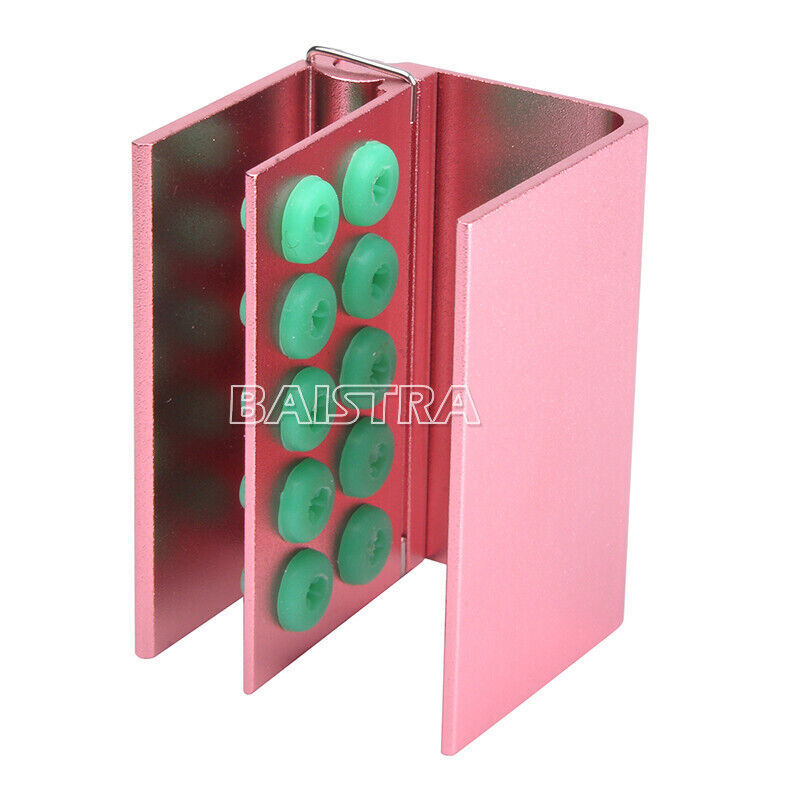 AZDENT Dental Burs Holder Block 10 Hole/16 Hole Silicon Cover FG RA Autoclavable