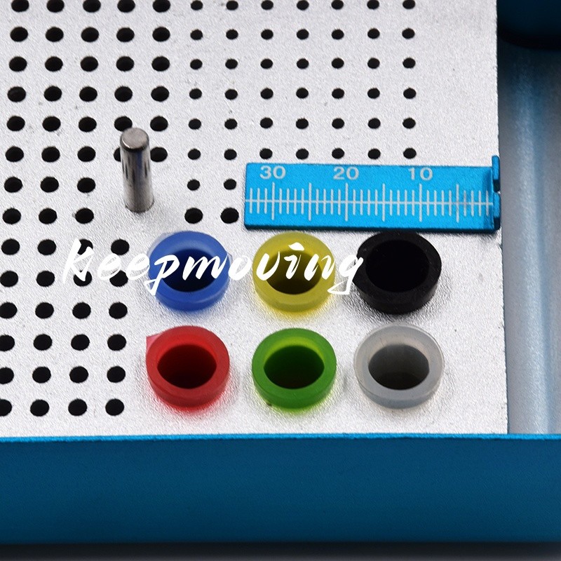 180 Holes Dental Endo Box FG Files Bur Holder Autoclave Organizer Box Ruler