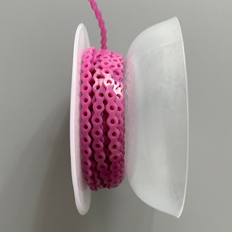 Dental Orthodontic Elastic Ligature Tie&Long/Short/Continuous Power Chain purple