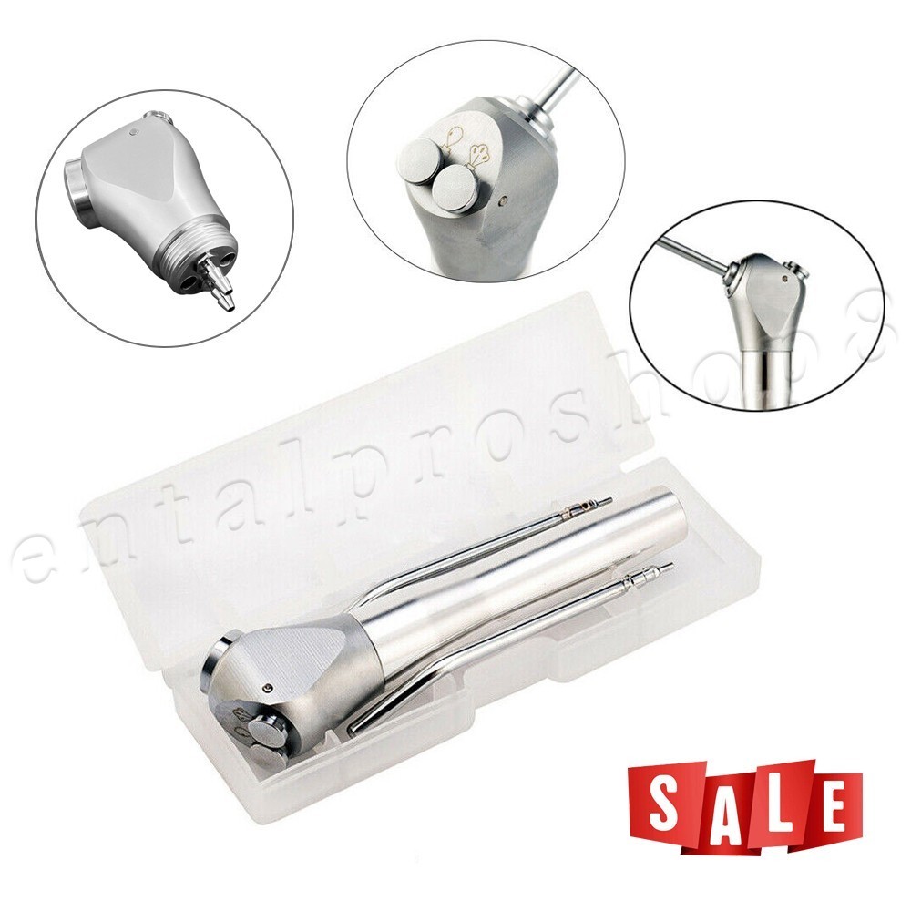 Dental 3 Way Air Water Syringe Triple Spray Handpiece with 2 Nozzles Tips Tubes